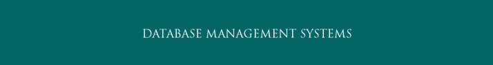 Database Management Systems - Database Management Systems